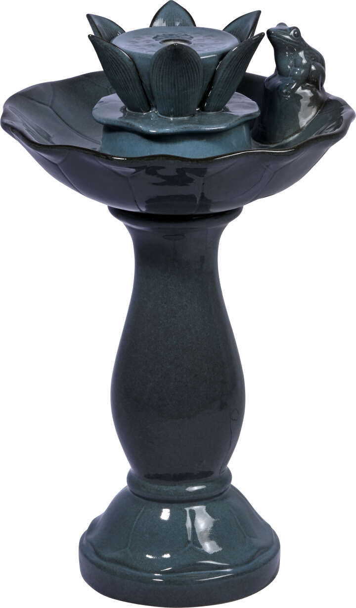 dobar Gartenbrunnen Helena mit Solarpanel